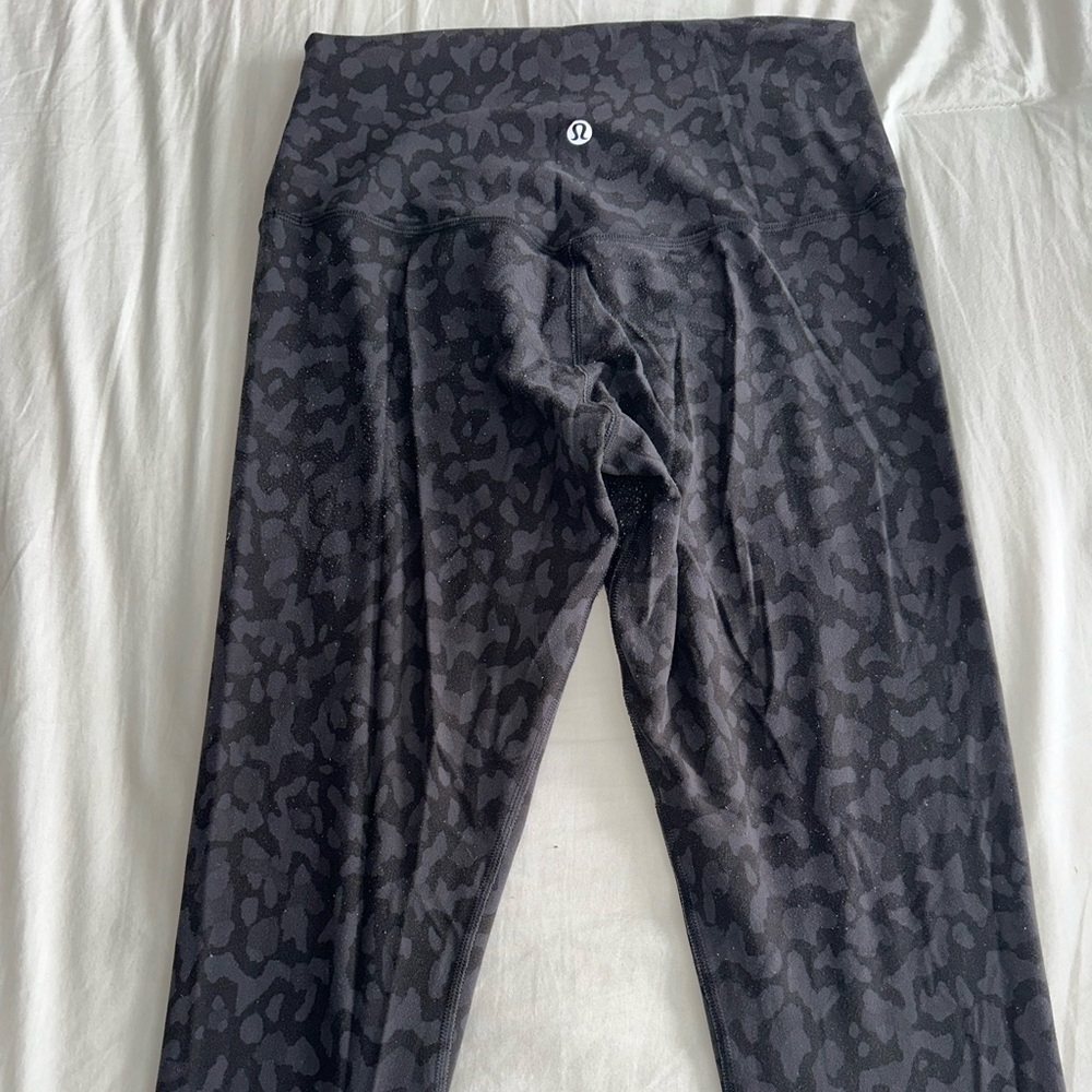 lululemon athletica Black Patterned Leggings